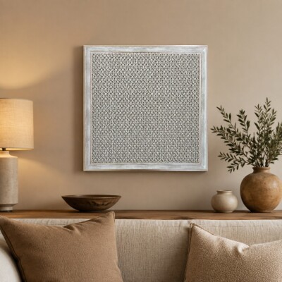 FrameHalı Ceviz Desen Halı Çerçeve – 38x38 cm