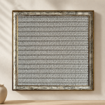 FrameHalı Yansı Desen Halı Çerçeve – 38x38 cm