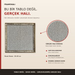 FrameHalı Özveri Desen Halı Çerçeve – 38x38 cm
