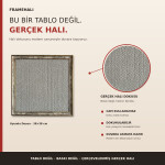 FrameHalı Uyumlu Desen Halı Çerçeve – 38x38 cm