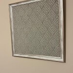 Spanish Pattern Framed Rug – 48x48 cm