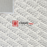 FrameHalı İlmek Desen Halı Çerçeve – 38x38 cm