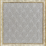 Spanish Pattern Framed Rug – 48x48 cm