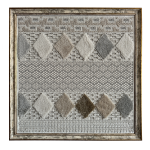FrameHalı Kilim Desen Halı Çerçeve – 48x48 cm