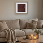 FrameHalı Asma Desen Halı Çerçeve No:1 – 43×43 cm