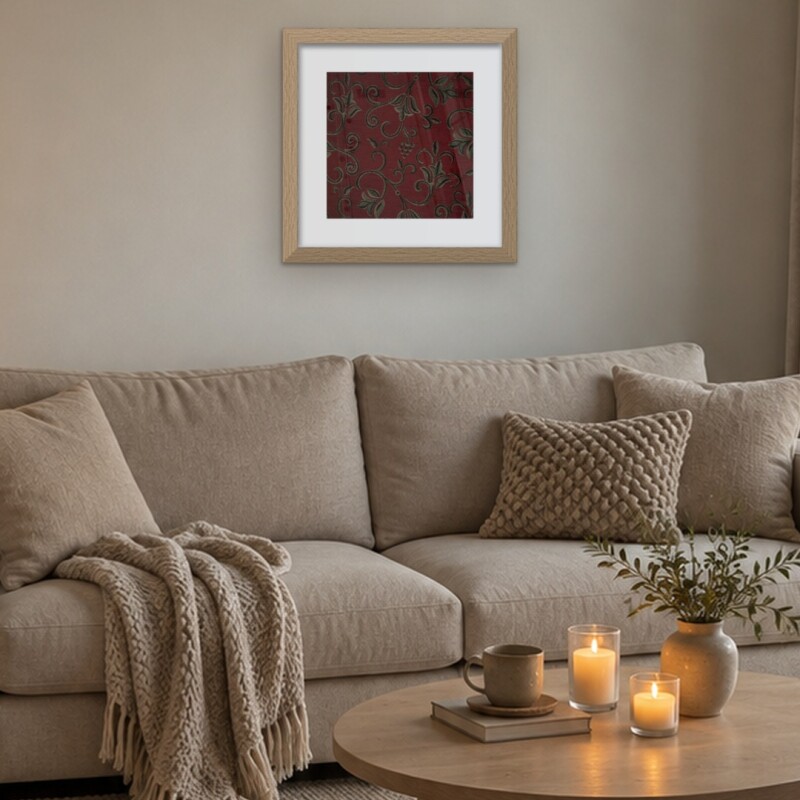 FrameHalı Asma Desen Halı Çerçeve No:1 – 43×43 cm