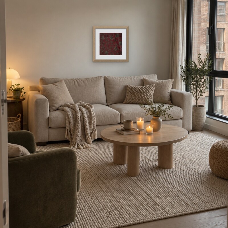 FrameHalı Asma Desen Halı Çerçeve No:1 – 43×43 cm