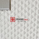 FrameHalı Pirinç Desen Halı Çerçeve – 38x38 cm
