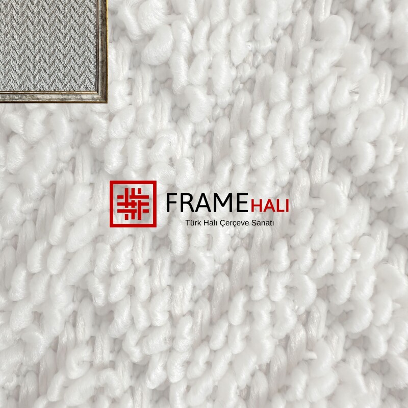 FrameHalı Poyraz Desen Halı Çerçeve – 38x38 cm