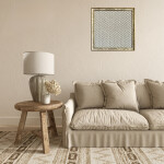 FrameHalı Poyraz Desen Halı Çerçeve – 38x38 cm