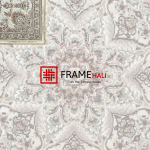Seal Pattern Framed Rug – 48x48 cm