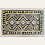 FrameHalı Simetri Desen Halı Çerçeve – 73x53 cm