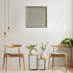 FrameHalı Yansı Desen Halı Çerçeve – 38x38 cm